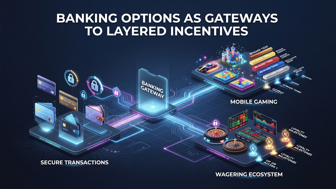 Gestaffelte Belohnungen durch Banking-Optionen in hybriden Wett- und Gaming-Apps